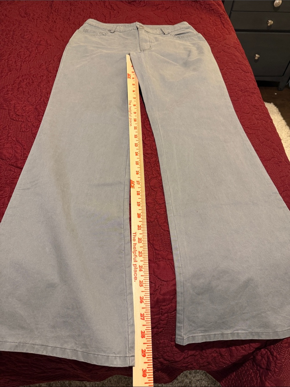 Le Lis Gray Women's Flared Jeans